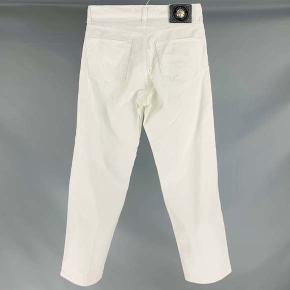 VERSACE JEANS COUTURE White Denim 5 Pocket Jeans - Picture 3 of 12